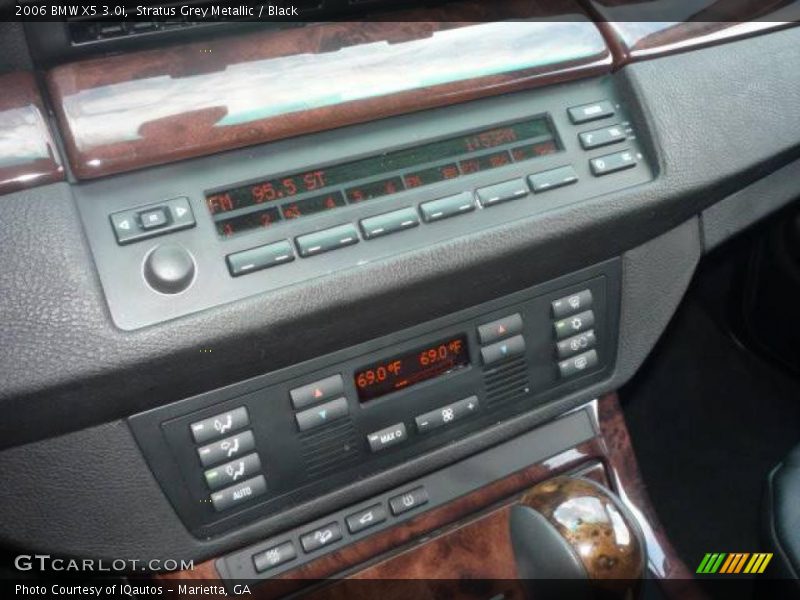 Stratus Grey Metallic / Black 2006 BMW X5 3.0i