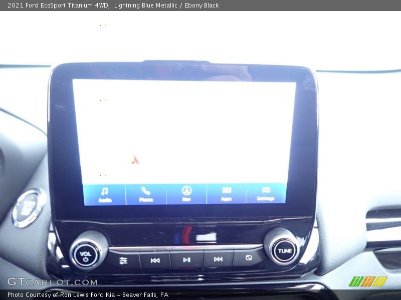 Lightning Blue Metallic / Ebony Black 2021 Ford EcoSport Titanium 4WD