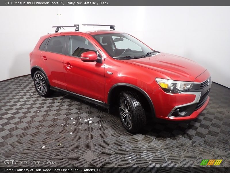 Rally Red Metallic / Black 2016 Mitsubishi Outlander Sport ES