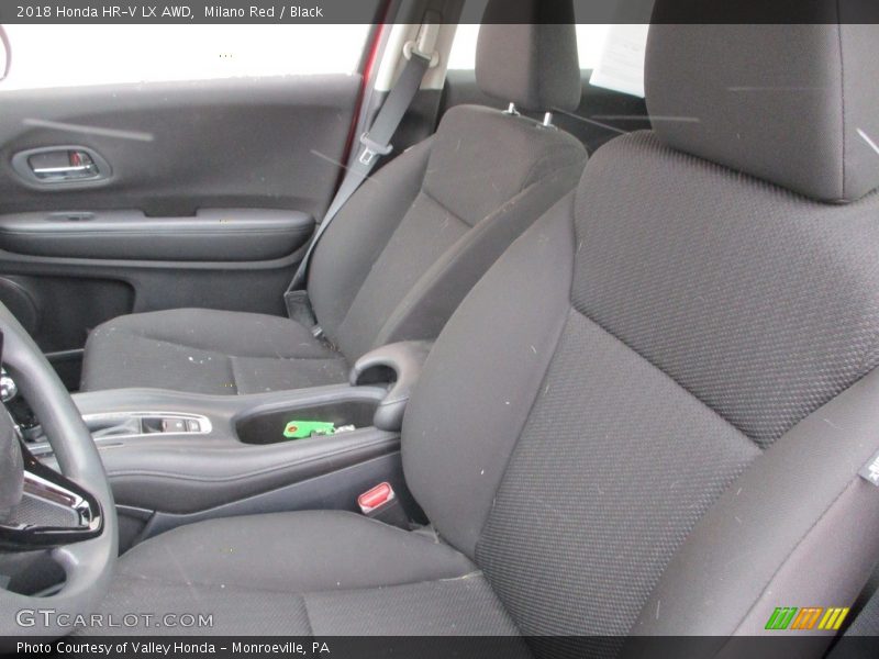 Milano Red / Black 2018 Honda HR-V LX AWD