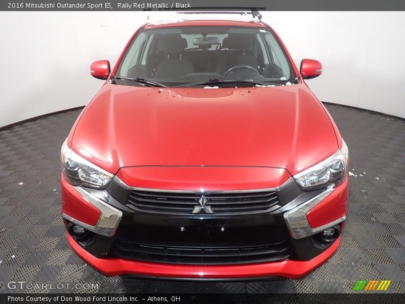 Rally Red Metallic / Black 2016 Mitsubishi Outlander Sport ES