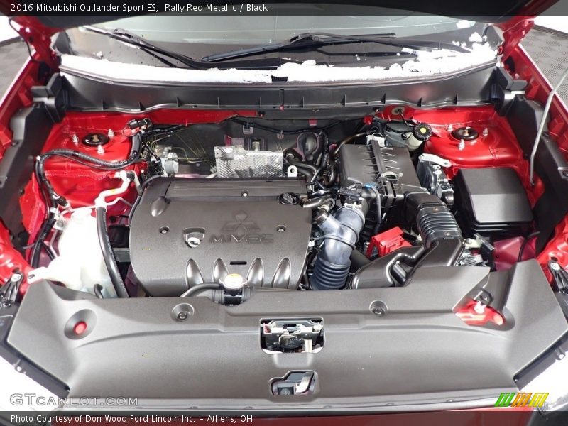 Rally Red Metallic / Black 2016 Mitsubishi Outlander Sport ES
