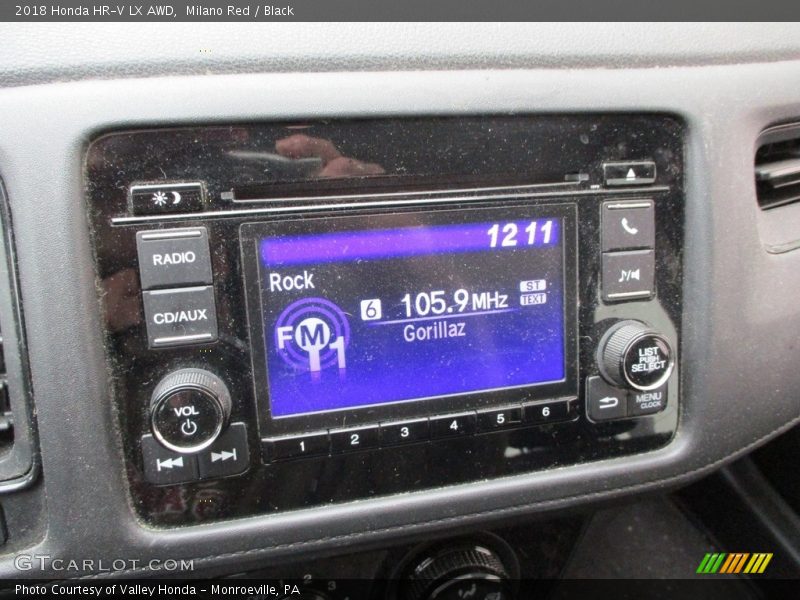 Milano Red / Black 2018 Honda HR-V LX AWD