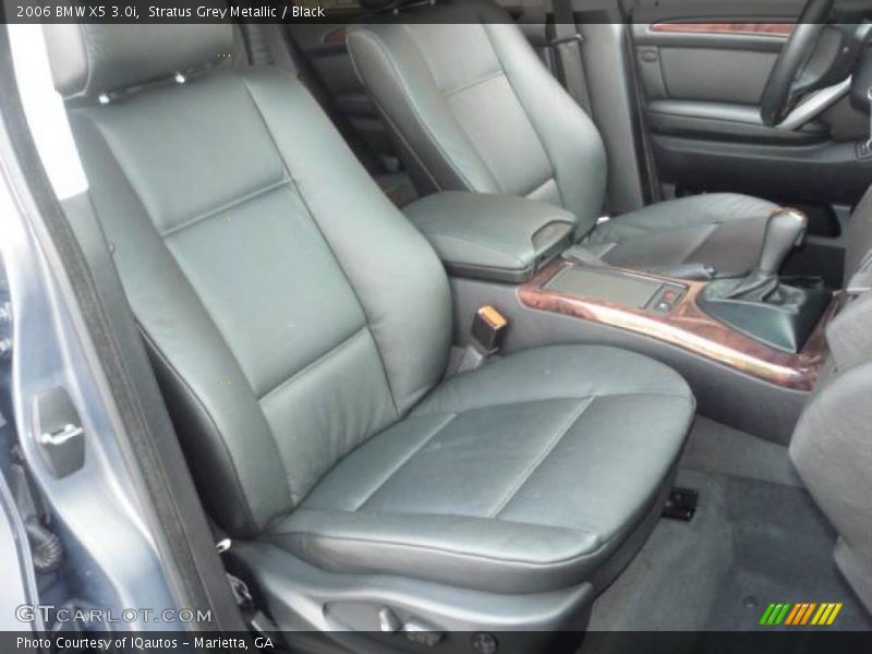 Stratus Grey Metallic / Black 2006 BMW X5 3.0i