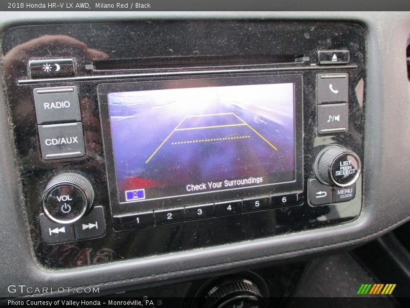 Milano Red / Black 2018 Honda HR-V LX AWD