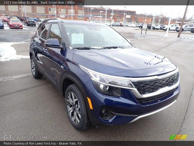 Dark Ocean Blue / Black 2021 Kia Seltos EX AWD