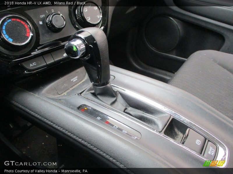 Milano Red / Black 2018 Honda HR-V LX AWD