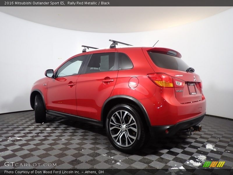 Rally Red Metallic / Black 2016 Mitsubishi Outlander Sport ES