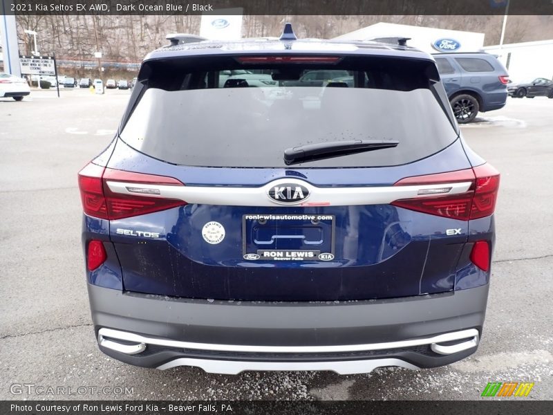 Dark Ocean Blue / Black 2021 Kia Seltos EX AWD