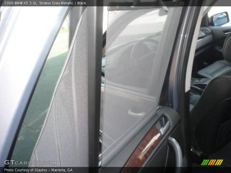 Stratus Grey Metallic / Black 2006 BMW X5 3.0i