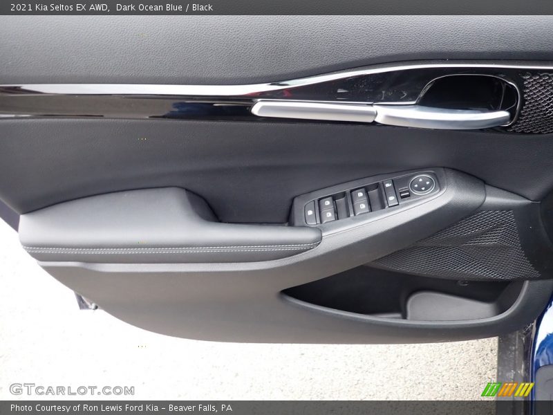 Dark Ocean Blue / Black 2021 Kia Seltos EX AWD