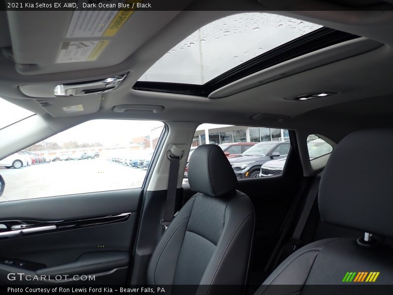 Dark Ocean Blue / Black 2021 Kia Seltos EX AWD