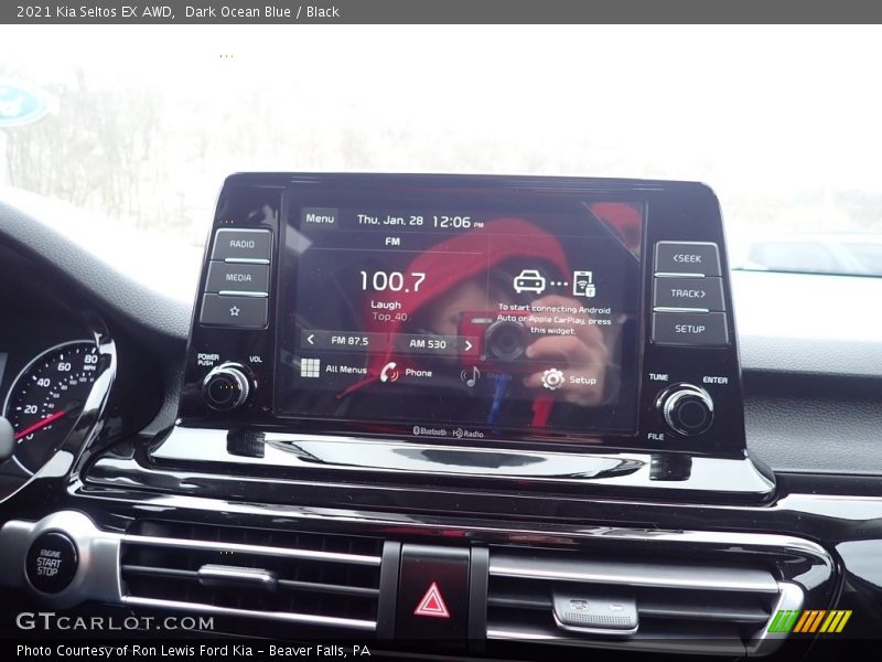 Dark Ocean Blue / Black 2021 Kia Seltos EX AWD