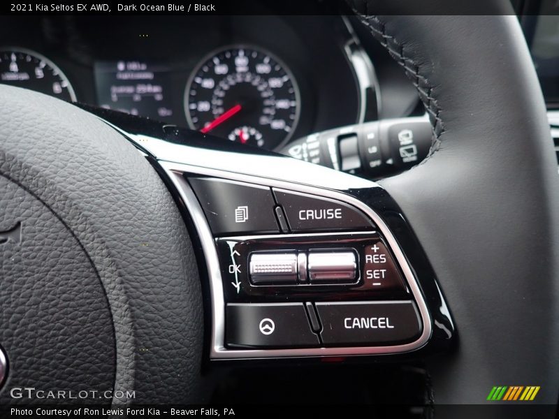 Dark Ocean Blue / Black 2021 Kia Seltos EX AWD