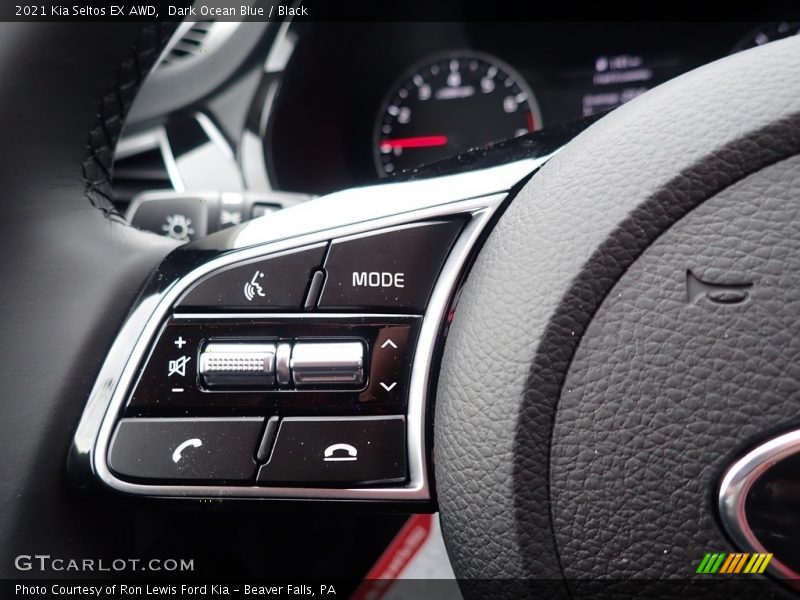 Dark Ocean Blue / Black 2021 Kia Seltos EX AWD