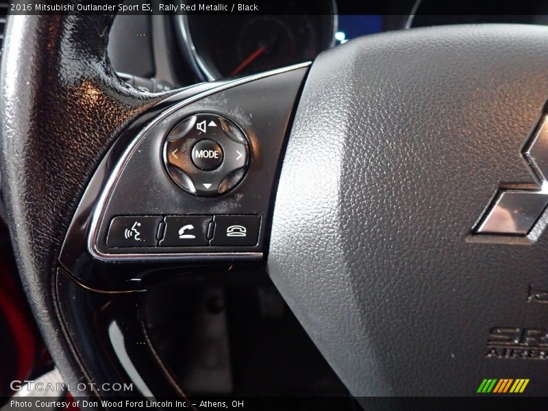 Rally Red Metallic / Black 2016 Mitsubishi Outlander Sport ES