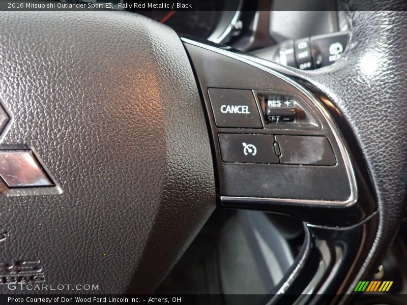 Rally Red Metallic / Black 2016 Mitsubishi Outlander Sport ES
