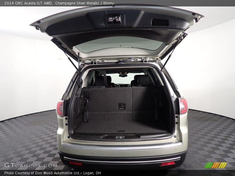 Champagne Silver Metallic / Ebony 2014 GMC Acadia SLT AWD