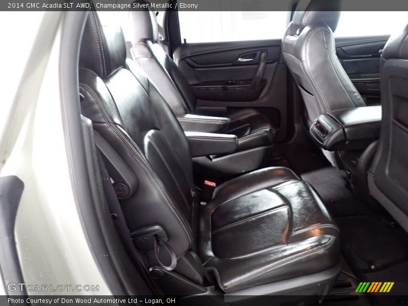 Champagne Silver Metallic / Ebony 2014 GMC Acadia SLT AWD
