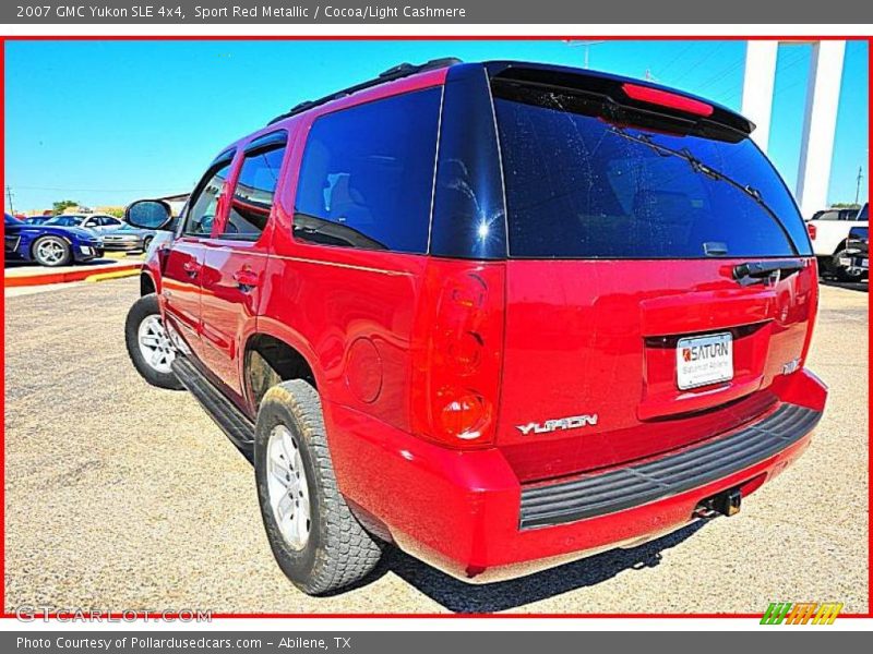 Sport Red Metallic / Cocoa/Light Cashmere 2007 GMC Yukon SLE 4x4