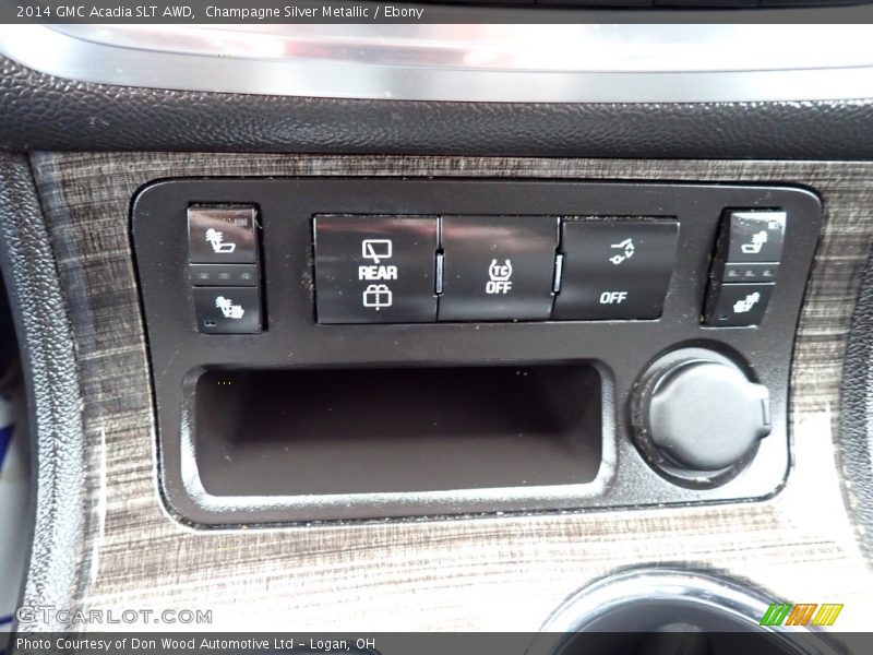 Champagne Silver Metallic / Ebony 2014 GMC Acadia SLT AWD