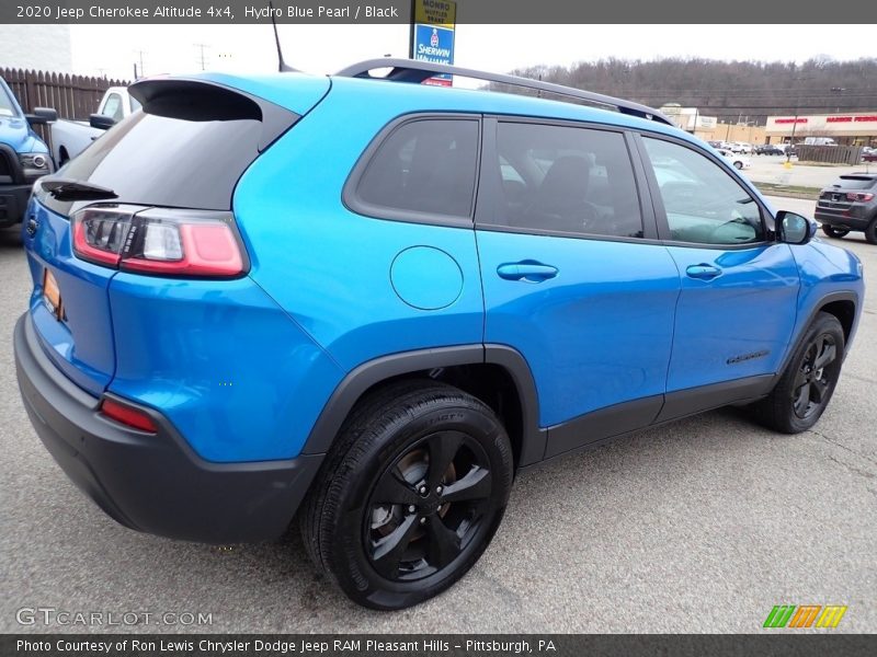 Hydro Blue Pearl / Black 2020 Jeep Cherokee Altitude 4x4