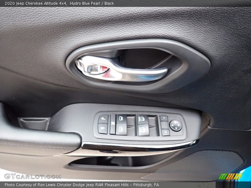 Hydro Blue Pearl / Black 2020 Jeep Cherokee Altitude 4x4