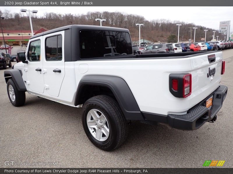 Bright White / Black 2020 Jeep Gladiator Sport 4x4