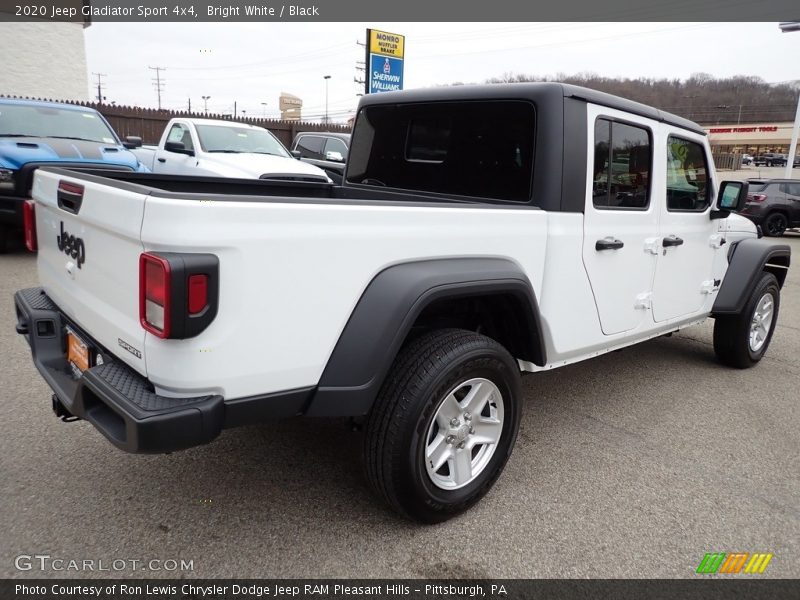 Bright White / Black 2020 Jeep Gladiator Sport 4x4