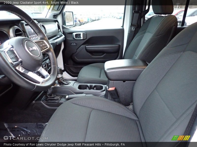 Bright White / Black 2020 Jeep Gladiator Sport 4x4