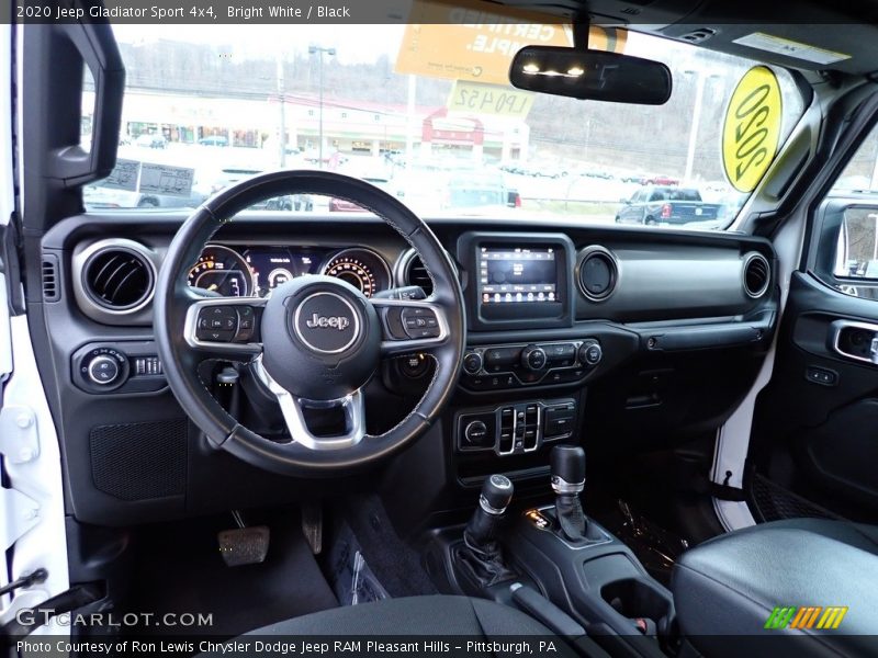 Bright White / Black 2020 Jeep Gladiator Sport 4x4