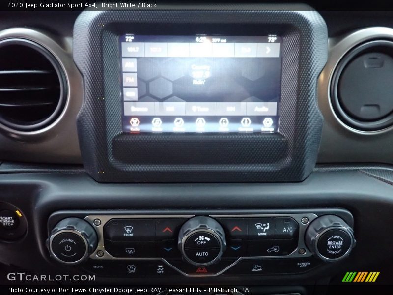 Bright White / Black 2020 Jeep Gladiator Sport 4x4