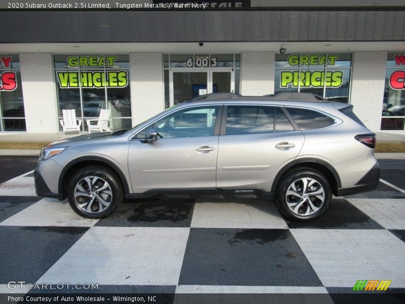 Tungsten Metallic / Warm Ivory 2020 Subaru Outback 2.5i Limited