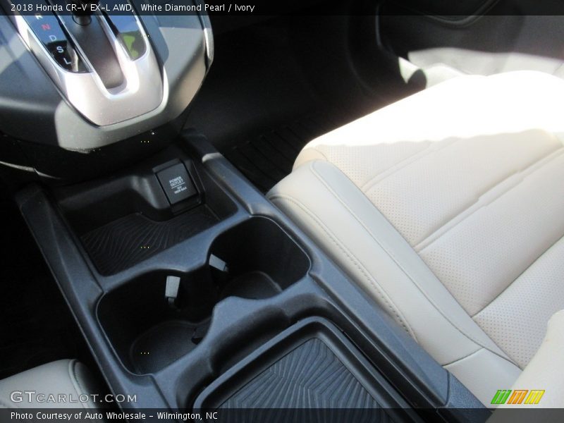 White Diamond Pearl / Ivory 2018 Honda CR-V EX-L AWD