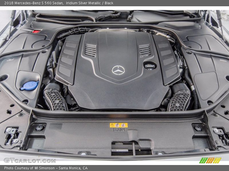 Iridium Silver Metallic / Black 2018 Mercedes-Benz S 560 Sedan