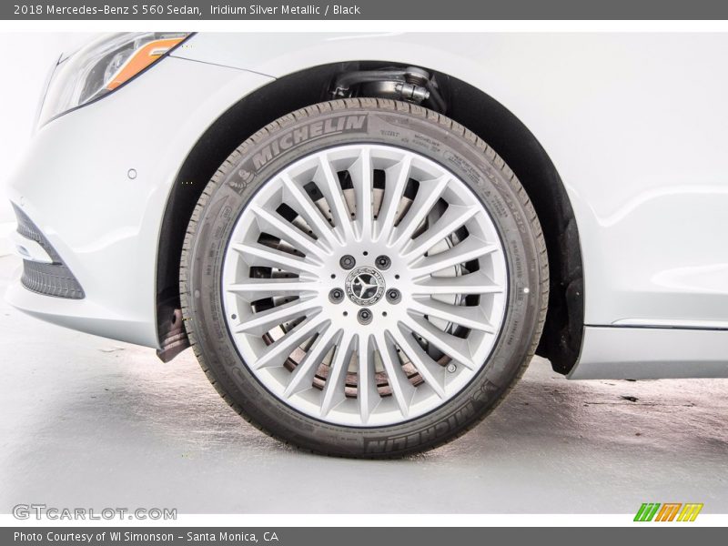 Iridium Silver Metallic / Black 2018 Mercedes-Benz S 560 Sedan