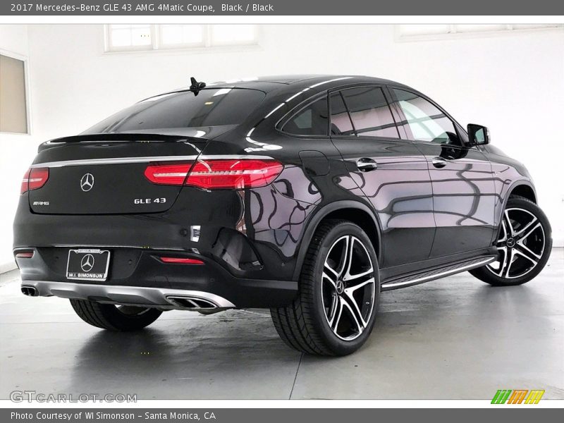 Black / Black 2017 Mercedes-Benz GLE 43 AMG 4Matic Coupe