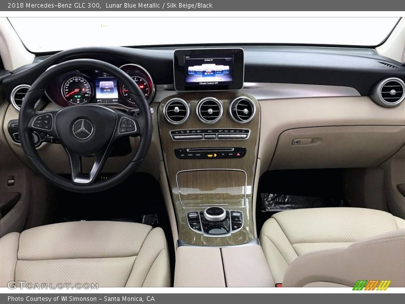Lunar Blue Metallic / Silk Beige/Black 2018 Mercedes-Benz GLC 300