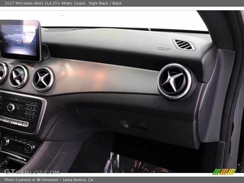 Dashboard of 2017 CLA 250 4Matic Coupe