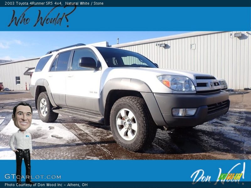 Natural White / Stone 2003 Toyota 4Runner SR5 4x4