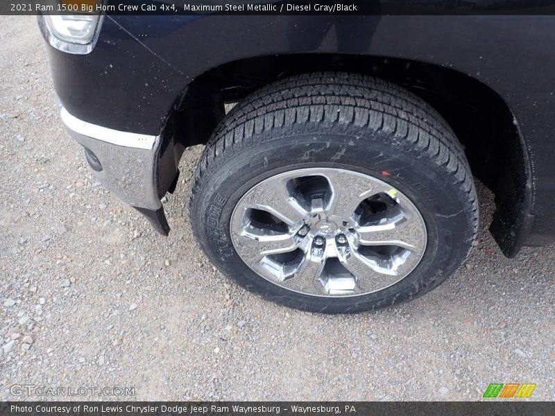 Maximum Steel Metallic / Diesel Gray/Black 2021 Ram 1500 Big Horn Crew Cab 4x4