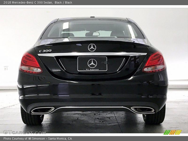 Black / Black 2018 Mercedes-Benz C 300 Sedan