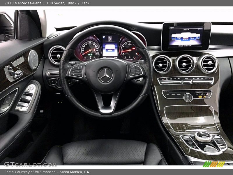 Black / Black 2018 Mercedes-Benz C 300 Sedan