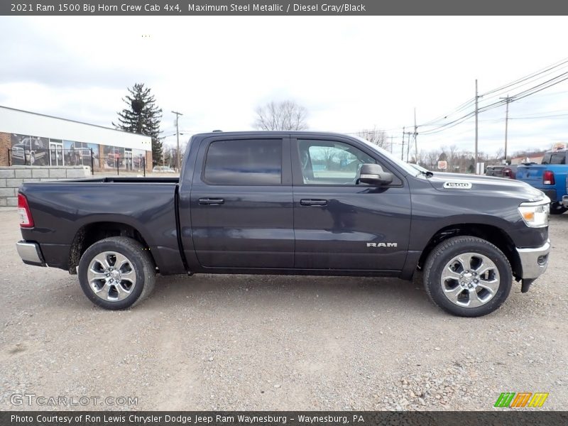 Maximum Steel Metallic / Diesel Gray/Black 2021 Ram 1500 Big Horn Crew Cab 4x4