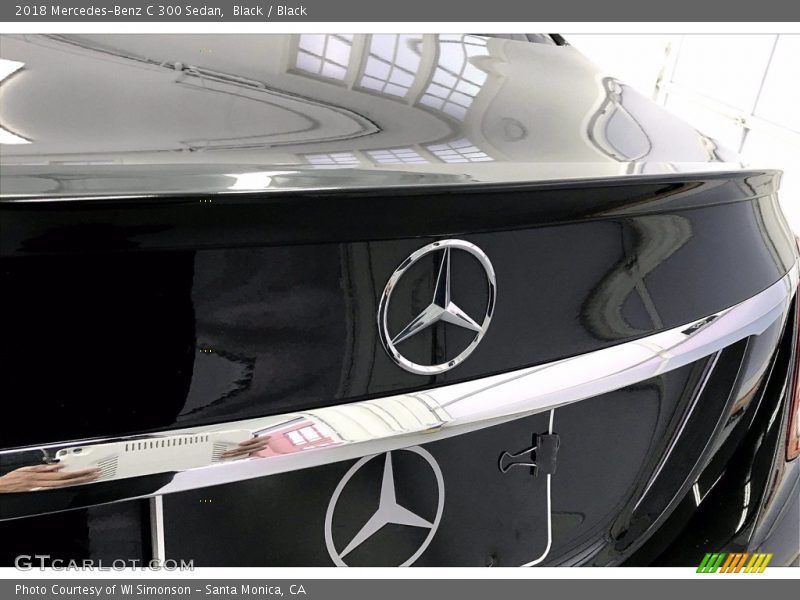 Black / Black 2018 Mercedes-Benz C 300 Sedan