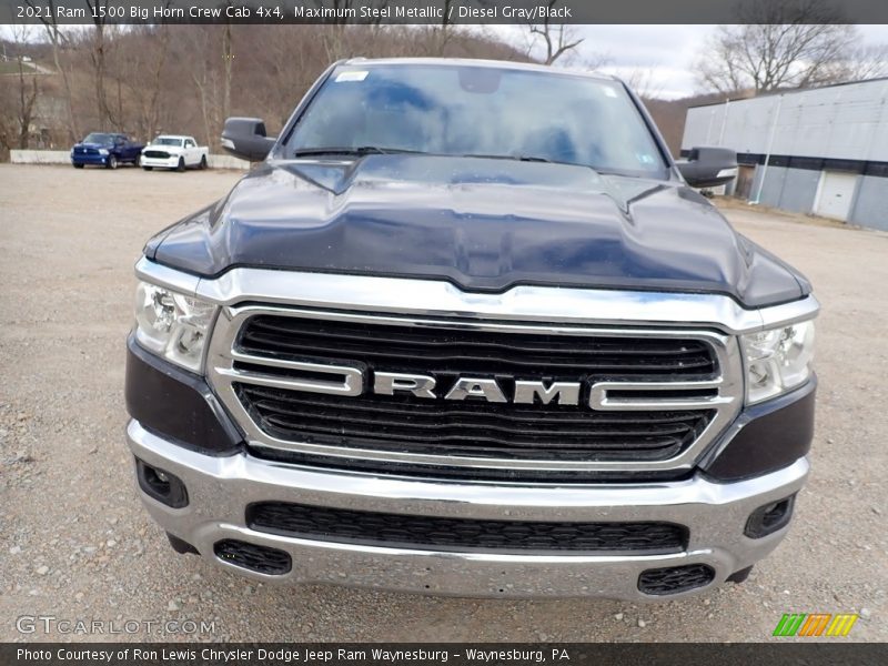 Maximum Steel Metallic / Diesel Gray/Black 2021 Ram 1500 Big Horn Crew Cab 4x4