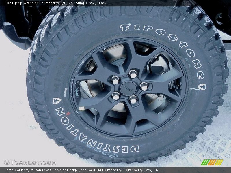 Sting-Gray / Black 2021 Jeep Wrangler Unlimited Willys 4x4