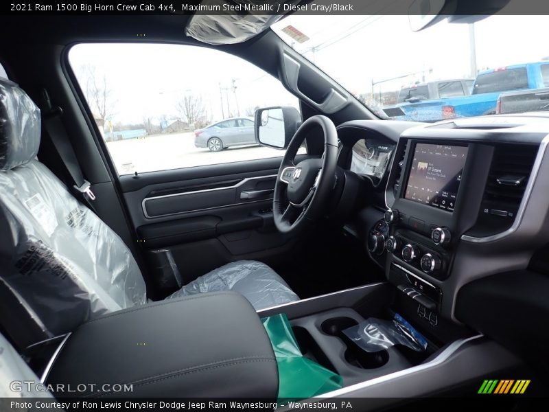 Maximum Steel Metallic / Diesel Gray/Black 2021 Ram 1500 Big Horn Crew Cab 4x4