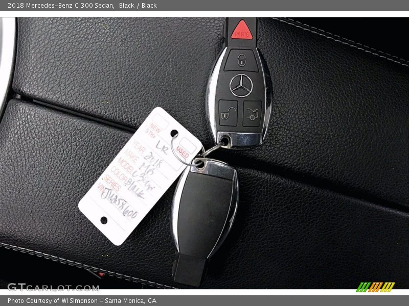 Black / Black 2018 Mercedes-Benz C 300 Sedan