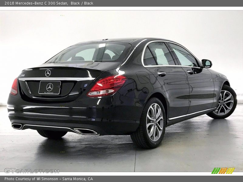 Black / Black 2018 Mercedes-Benz C 300 Sedan